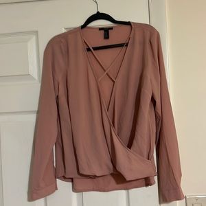 Blush open chest top